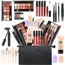 All in One Makeup Gift Set for Women Full Kit For2X14-Color Eyeshadow Palettes,5