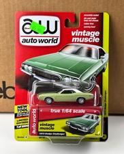 Auto World 1973 Dodge Challenger GREEN (2018) 1:64 VINTAGE MUSCLE