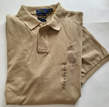 Polo Ralph Lauren BIG Pony Mesh Polo shirt Mens Size XL CUSTOM Slim Fit