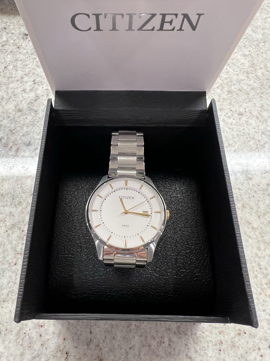 CITIZEN Quartz Watch Gray Gold WR50 Water Resistant for sale