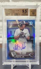 FERNANDO TATIS JR 2016 Bowman Chrome Blue Refractor Auto /150 BGS 9.5 #CPA-FT RC