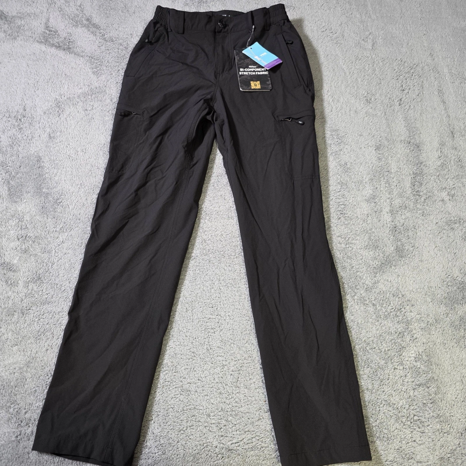 MIER Womens 6 Hiking Cargo Pants Black Miflex Stretch Water Resistant Outdoor
Opens in a new window