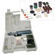 205pce Cordless Dremel Type Mini Rotary Hobby Drill Tool With Case + Accessories