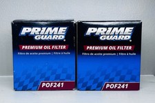 2 Pack Prime Guard Premium Engine Oil Filters Pof241 - New Sealed 2 Pack Prime Guard Premium Engine Oil Filters Pof241 - New Sealed
