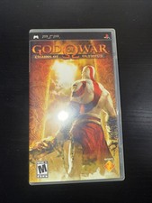 Sony PSP God Of War Chains Of Olympus Disc Game w/ Case & Manuel Tested Works*