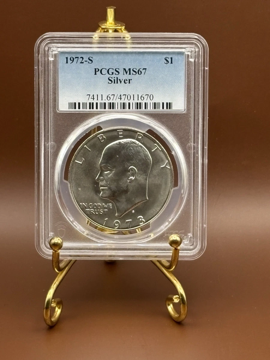 MS 67 Graded 1972 Eisenhower Dollars (1971-1978) for sale | eBay