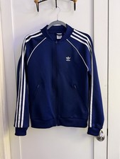 Adidas Originals Women's SST Track Jacket Dark Blue Size Small