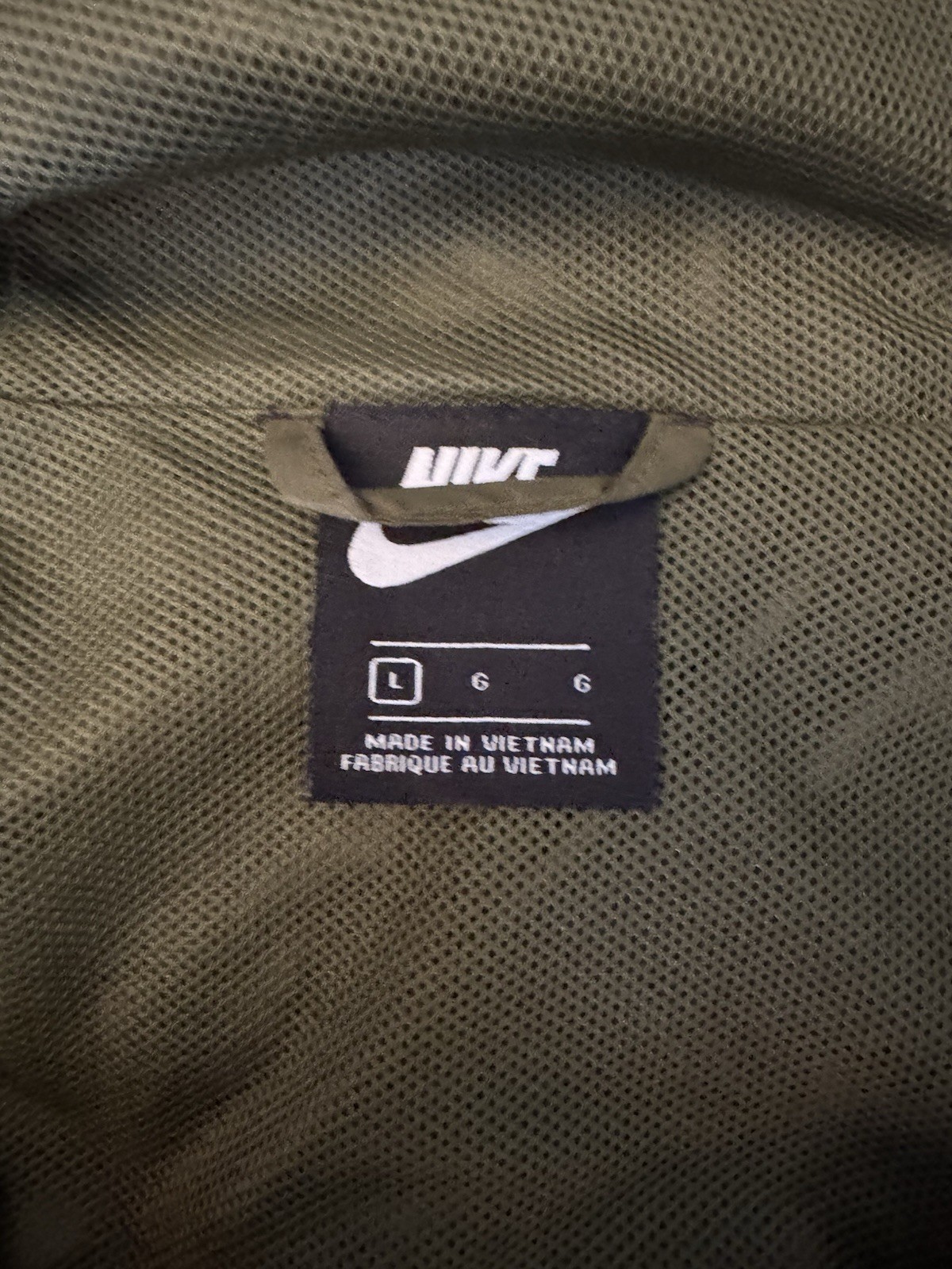 RARE Nike Shut Out Woven Tracksuit Size Large Khaki/Black image 5