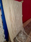 Vintage lot of Cream Beige Lace Beautiful Large And Unique! — photo 7
