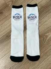 NWT Busch Light Unisex Adult Crew Socks (A01)