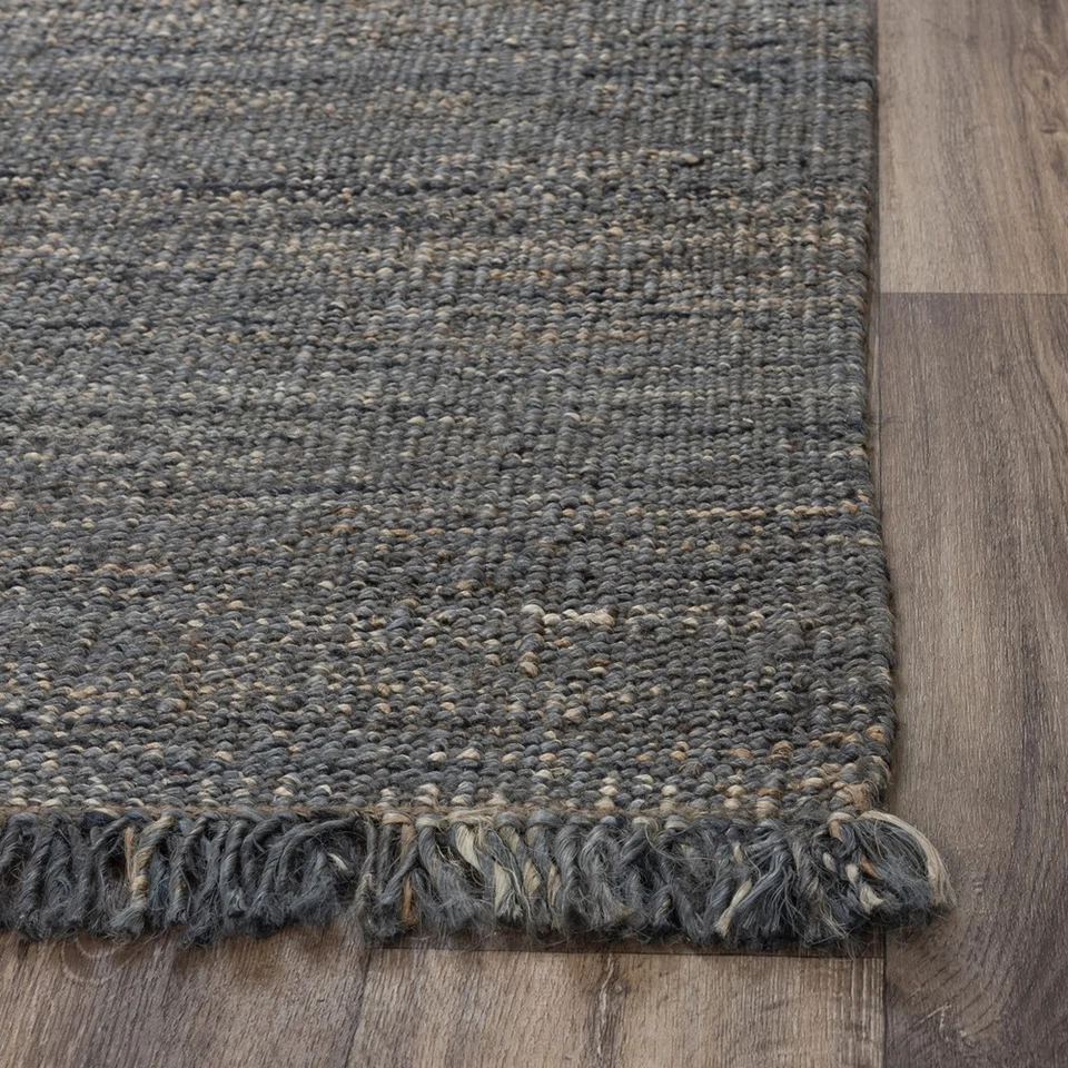 Rizzy Rugs Bengal Area Rug BNL935 Jute Contemporary/Modern Solid Gray Rectangle - Image 2 of 4