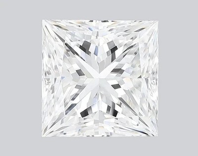 Princess Cut 2.04 Ct F Color VVS2 Clarity IGI Certified Lab Grown CVD Diamond