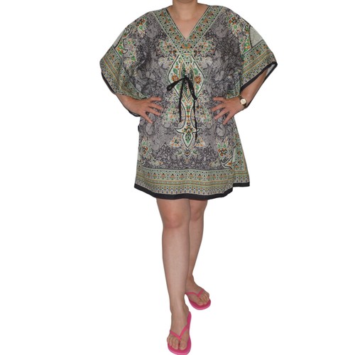 Sommerkleid Strandkleid Damenkleider Freizeitkleid Boho Strandkaftan Urlaub - Bild 37 von 51