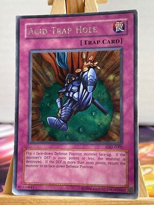 Säurefallgrube SDD-E002 Secret Rare Englisch VG YUGIOH