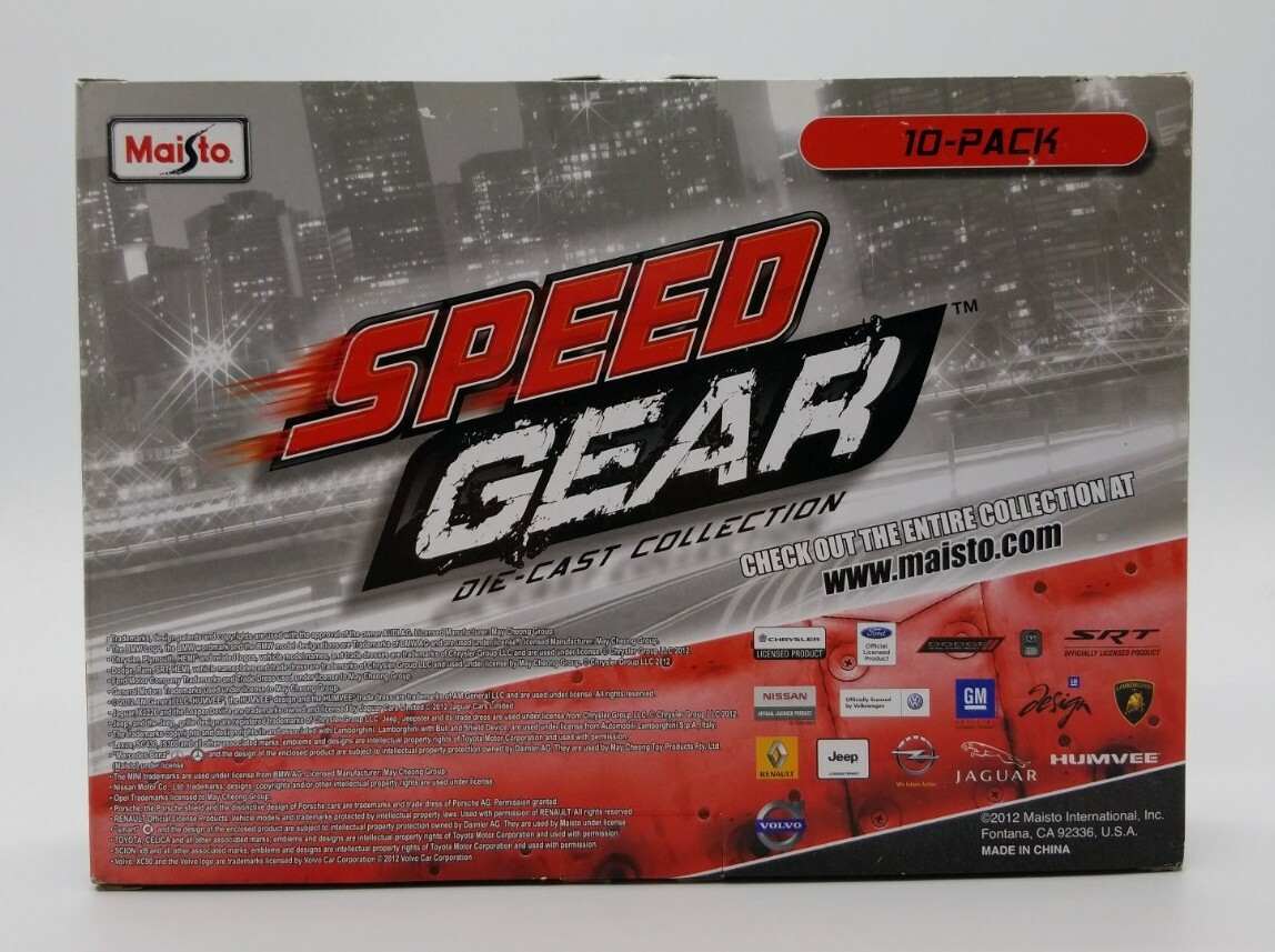 2014 Maisto Speed Gear 9 PC Gift Set Orange Lamborghini 8 2014 Maisto Speed Gear 9 PC Gift Set Orange Lamborghini 8