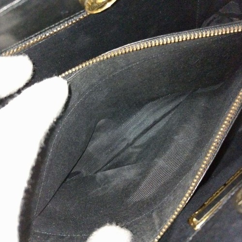 Valentino Garavani Handbag Tote Bag Purse Leather Black Authentic - Picture 18 of 20