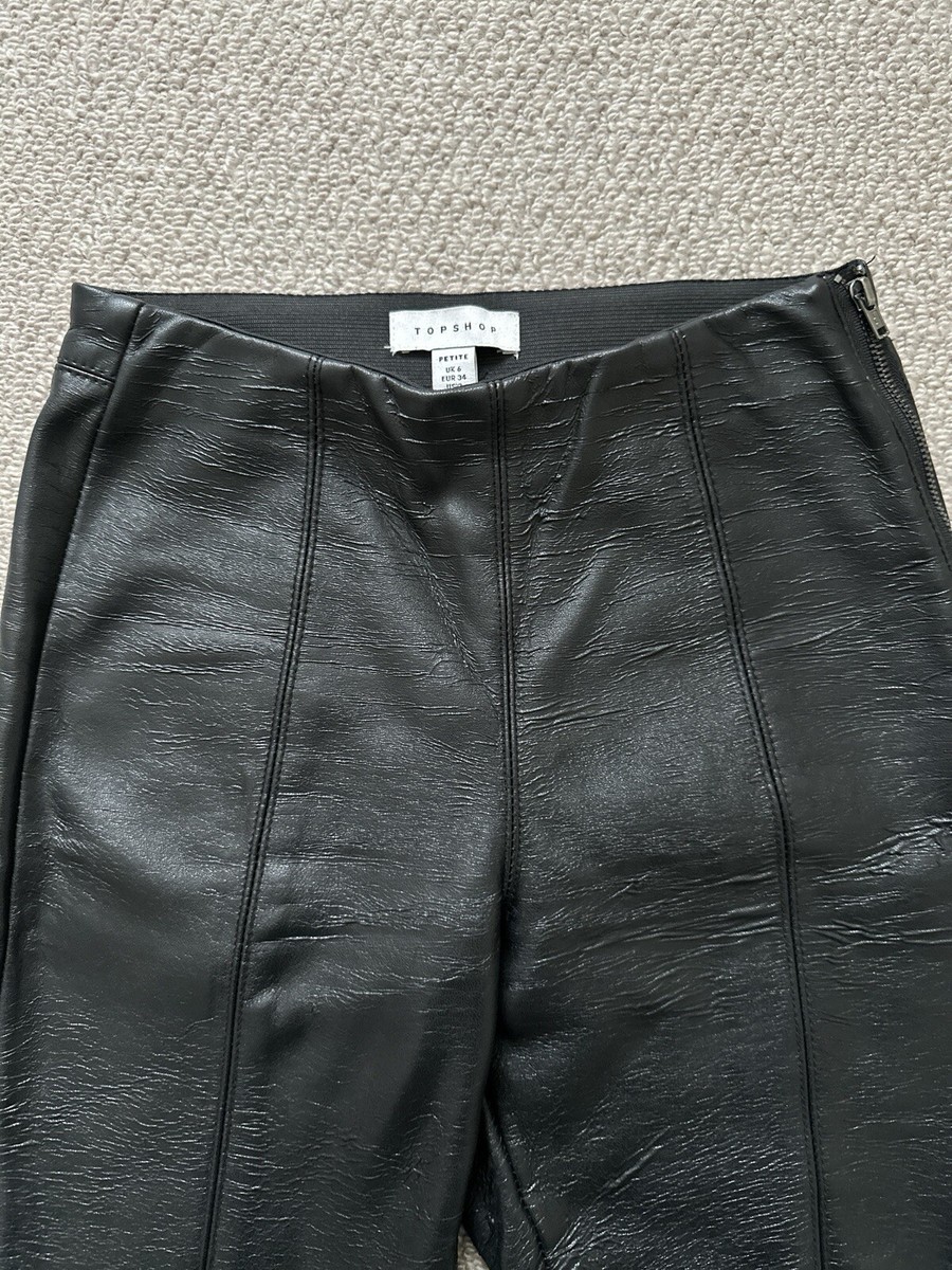 Skinny Trousers Topshop Faux Leather Trousers In Black Topshop