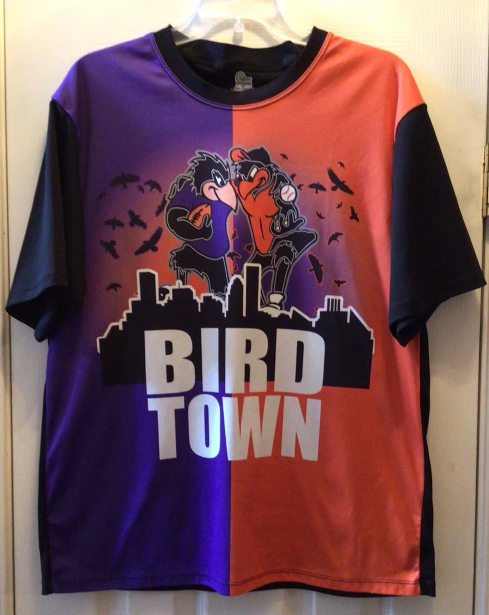 Baltimore Ravens Baltimore Orioles 3 teams sports mix logo shirt