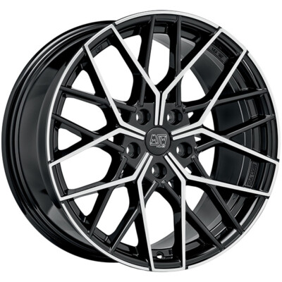 ALUFELGE MSW MSW 74 FUR TOYOTA AURIS TOURING SPORTS 8X19 5X114,3 GLOSS BLAC EHX