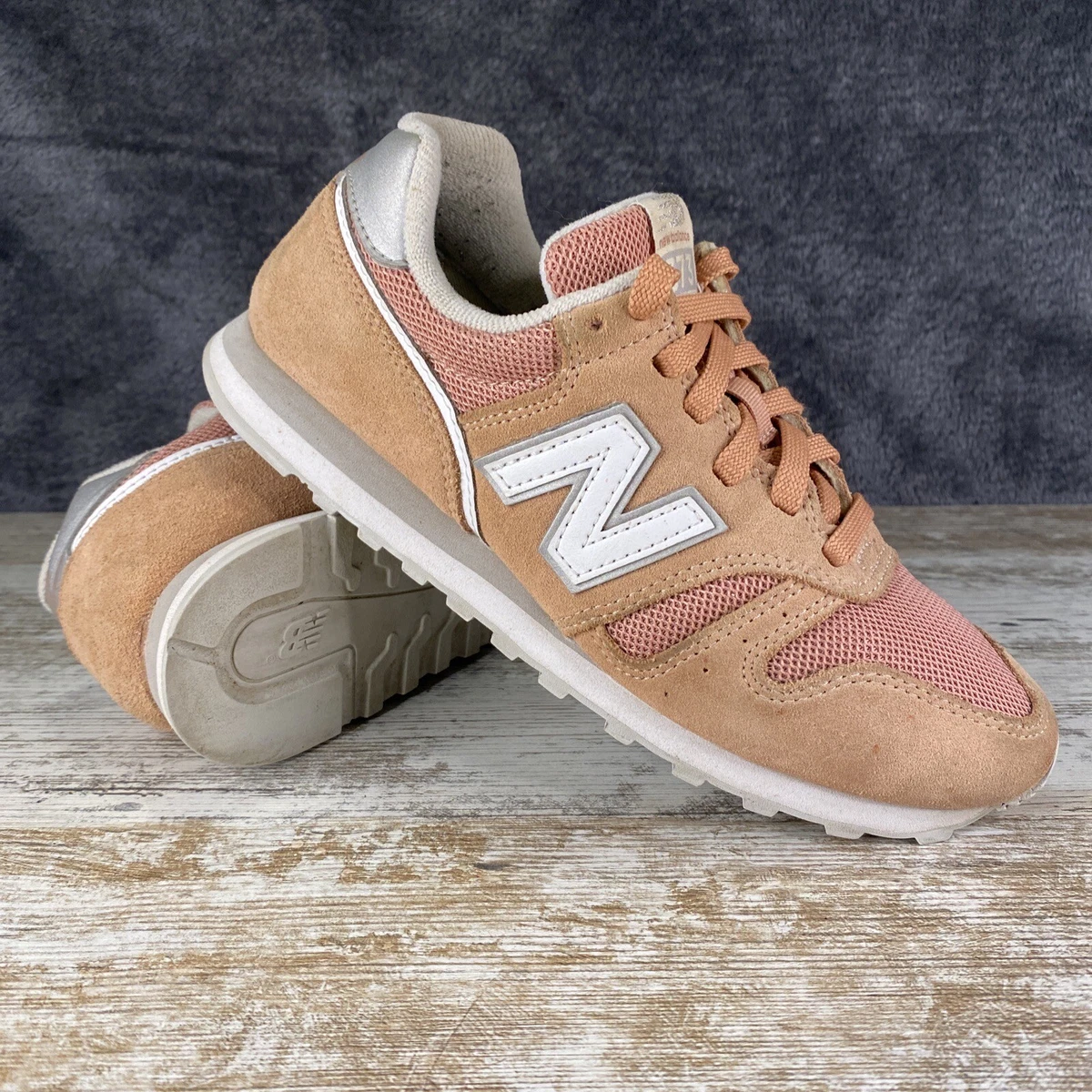 womens new balance NB 373 pink Suede Retro Style Trainers UK 4.5 EU 37 |  eBay