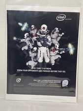 2007 Intel Core 2 Extreme PC Gamer Vintage Print Ad Poster