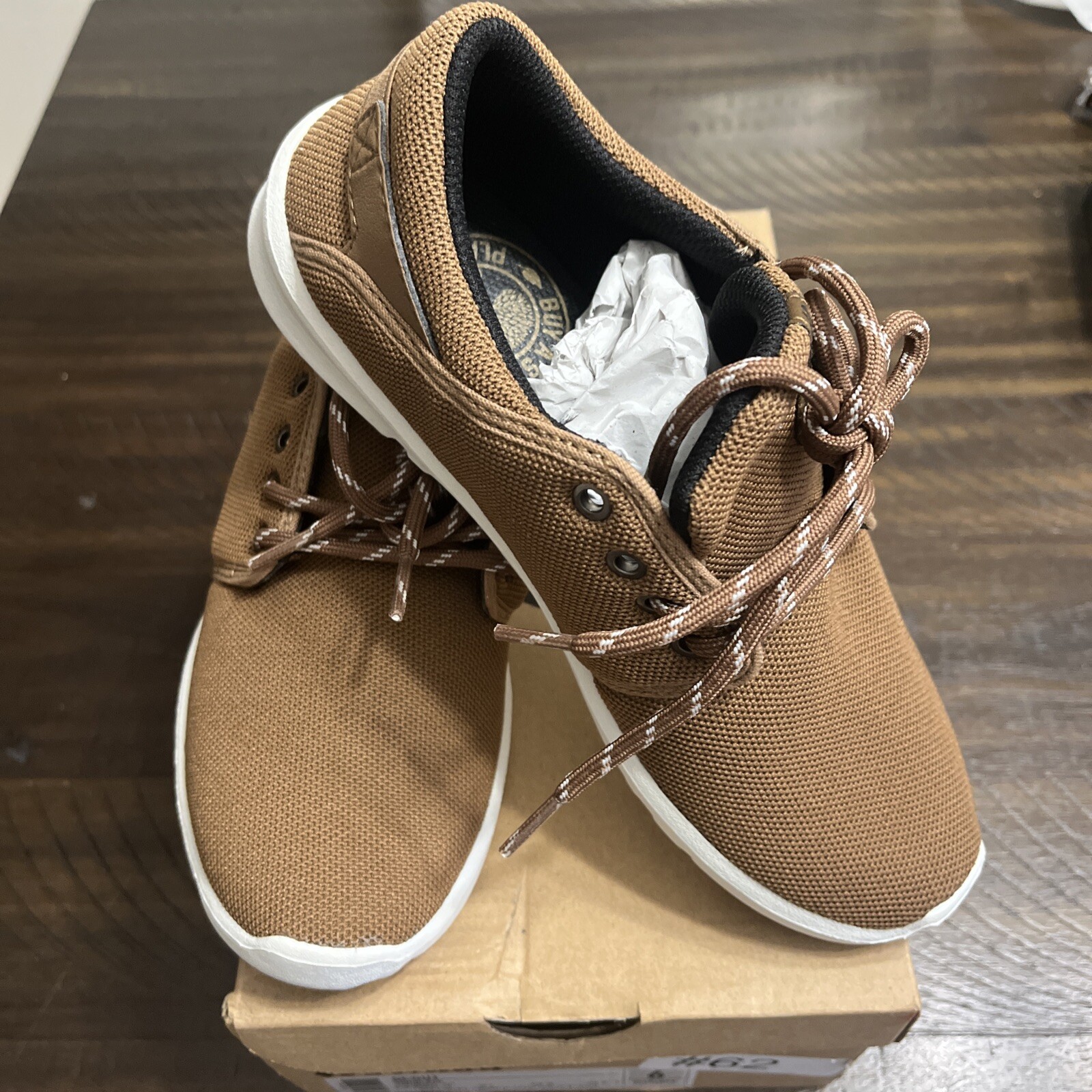 BEAUTIFUL NEW WOMEN'S ETNIES SCOUT TAN/BLACK SZ 7.5