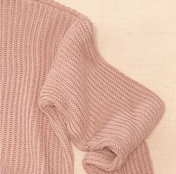 Suéter robusto de malha rosa para garagem X pequeno/pequeno - Imagem 2 de 4