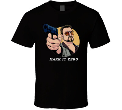 Mark It Zero Funny Movie action silhouette logo shirt T-Shirt tee Unisex
