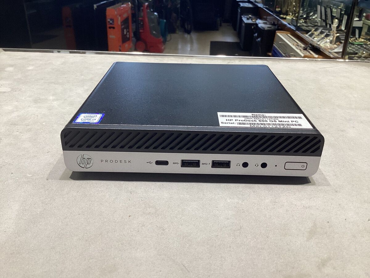 HP ProDesk 600 G5 i3-9100T 8GB RAM 256GB SSD mini Desktop PC HP ProDesk 600 G5 i3-9100T 8GB RAM 256GB SSD mini Desktop PC