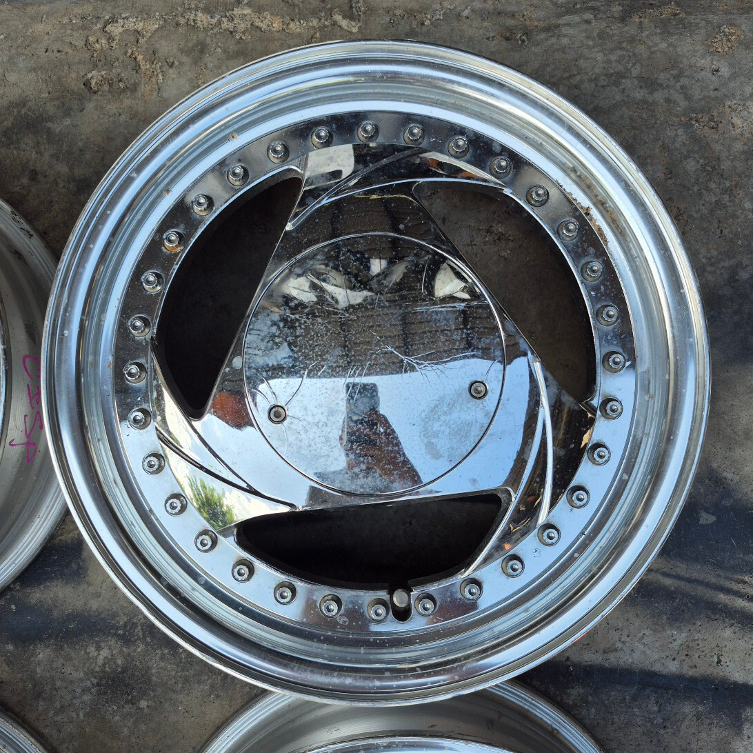 JDM Chrome trispoke 14