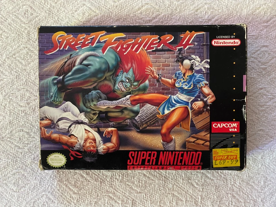 Street Fighter II SNES - NTSC-U/C USA VGC CIB - High Quality Packing - Tracked - Image 2 of 4
