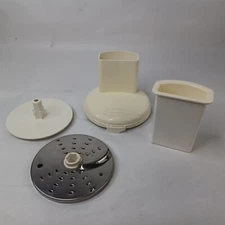 Sunbeam Oskar 14081 Replacement Set Lid Chute Food Pusher Disc with Holder