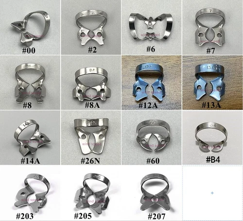 Dental Rubber Dam Clamps Endodontic Clamp Surgical Instruments Stainless Clamp