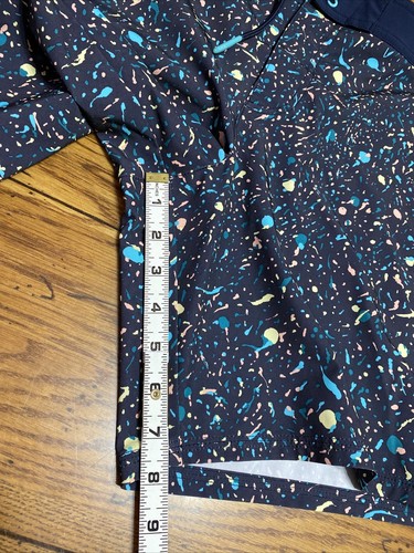 Board Shorts Swim Trunks Boating Mens Size Med. Blue Paint Splatter, Hawaiian - Picture 8 of 9