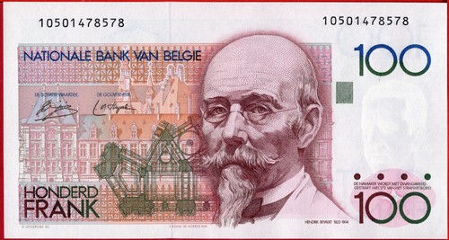 BELGIUM 10 FRANCS 1978 Sign on front only P 140 (1) UNC free shipping from 100$ - Afbeelding 3 van 4