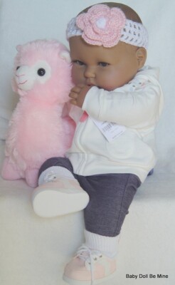 New Berenguer A/A or Hispanic Girl Doll w Makeover, Toy, Pacifier, Extra O F Box