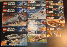Lego Star Wars Clone Wars Anleitungen Konvolut 7961 8095 7877 8089 7957 8093 usw