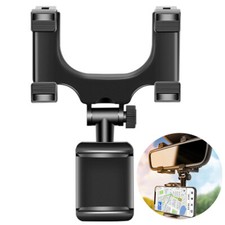 Universal 360 Rotation Car Rear View Mirror Mount Stand GPS Cell Phone Holder