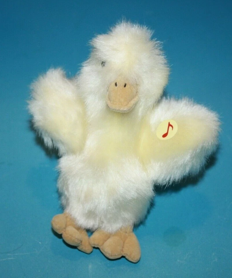 The Bearington Collection Easter Duck Realistic 6" Plush Mini Quacks Sound Soft - Image 4 of 4