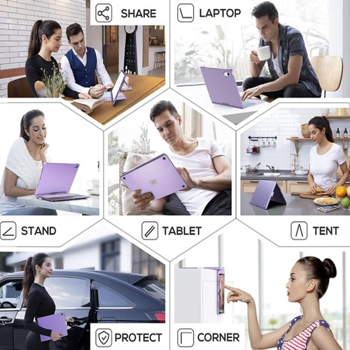 Smart Case With Touchpad Keyboard Cover For iPad 7/8/9/10th Gen/Air 5 4 Pro 11" - Picture 52 of 52