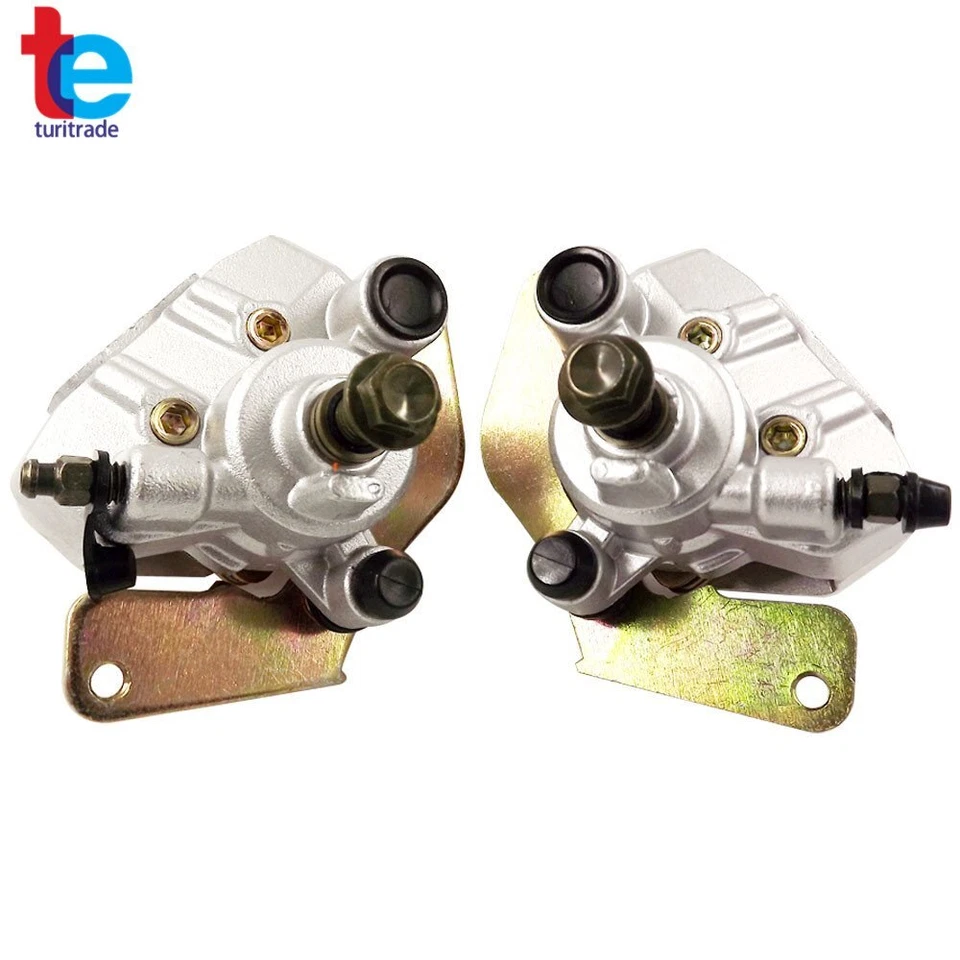 Pinza de freno delantera izquierda derecha con pastillas para Honda TRX420 Rancher 420 2009-2013 Foto 4 de 4