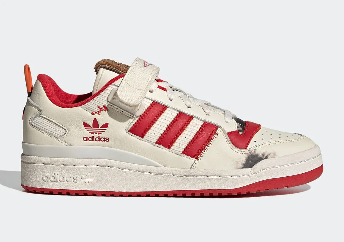 Adidas Forum Home Alone Белые Красные Кроссовки Ретро OG GZ4378 Мужские Размер