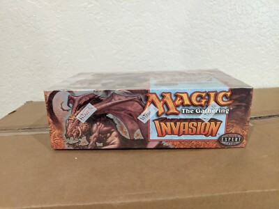 magic the gathering invasion booster box Wizards of the Coast Magic The Gathering MTG Invasion Booster Box for sale  online
