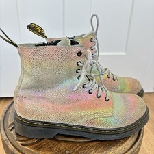 Dr Martens 1460 Pascal Glitter Rainbow Boots AirWair Sz US L 5  Eur 36