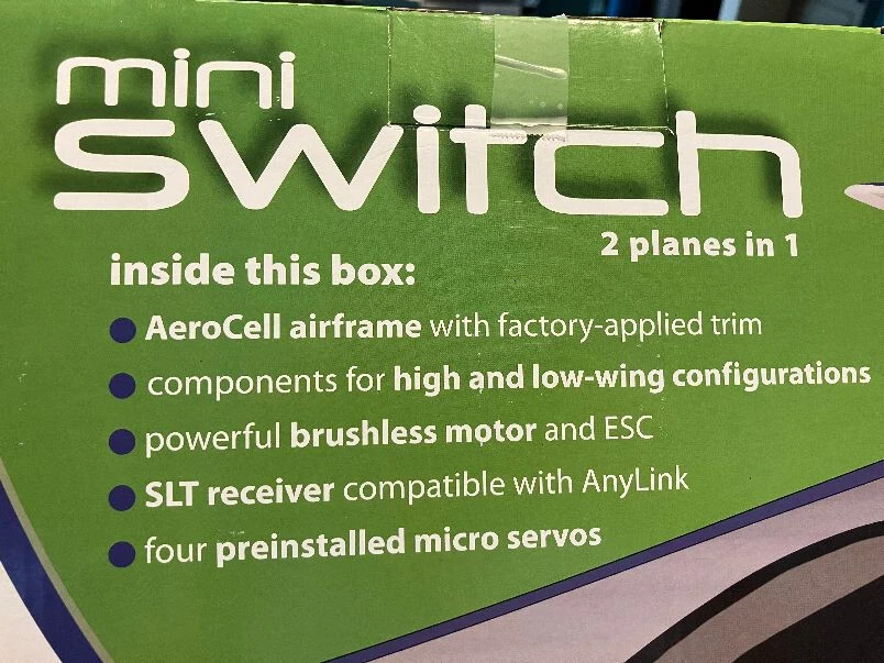 Flyzone Mini Switch RC Airplane - TxR Version. (2) Planes in (1) - Image 2 of 4