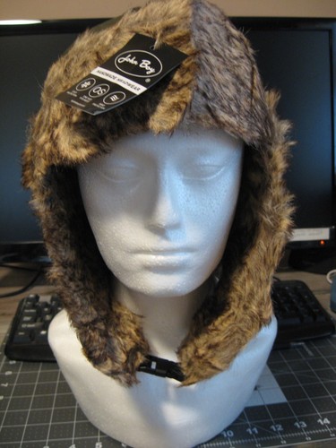 John Boy Trapper Bomber Hunting Hat - Faux Fur Headwear - Army Green - OSFM - Picture 2 of 14
