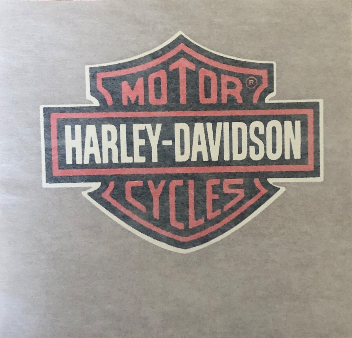 Original Vintage Harley-Davidson Motorcycles Logo Mini Iron
