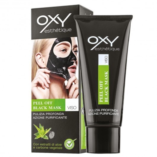 Oxy Peel Off Black Mask maschera viso pulizia profonda azione purificante 100 ml