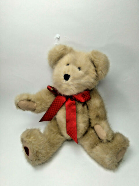 NWT Boyds 10” Beige Bear WILLIE B. LUVED w/ Red Heart Sweet 1988-2003 #82025