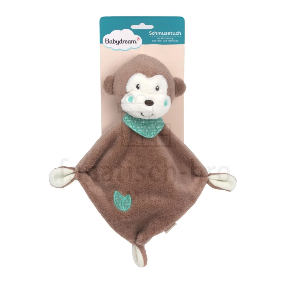 Babydream Schmusetuch Affe braun mit Halstuch Kuscheltuch 369175 Rossmann